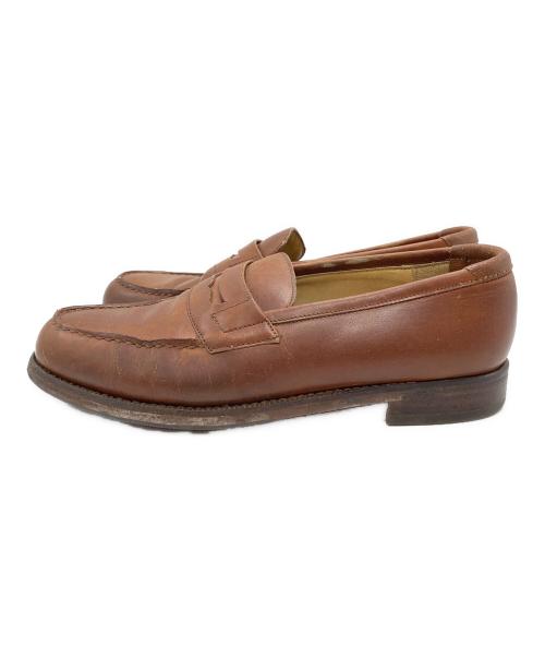 PARABOOT（パラブーツ）PARABOOT (パラブーツ) MAURO VOLPONI (マウロ ヴォルポー二) コインローファー/Coin Loafer ブラウン サイズ:6 1/2の古着・服飾アイテム
