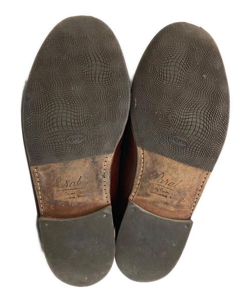 PARABOOT（パラブーツ）PARABOOT (パラブーツ) MAURO VOLPONI (マウロ ヴォルポー二) コインローファー/Coin Loafer ブラウン サイズ:6 1/2の古着・服飾アイテム