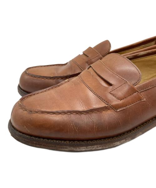 PARABOOT（パラブーツ）PARABOOT (パラブーツ) MAURO VOLPONI (マウロ ヴォルポー二) コインローファー/Coin Loafer ブラウン サイズ:6 1/2の古着・服飾アイテム