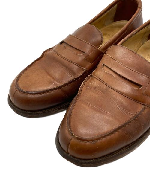 PARABOOT（パラブーツ）PARABOOT (パラブーツ) MAURO VOLPONI (マウロ ヴォルポー二) コインローファー/Coin Loafer ブラウン サイズ:6 1/2の古着・服飾アイテム