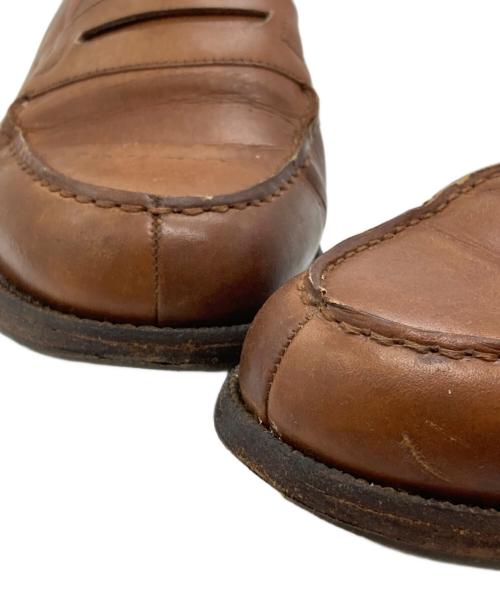 PARABOOT（パラブーツ）PARABOOT (パラブーツ) MAURO VOLPONI (マウロ ヴォルポー二) コインローファー/Coin Loafer ブラウン サイズ:6 1/2の古着・服飾アイテム