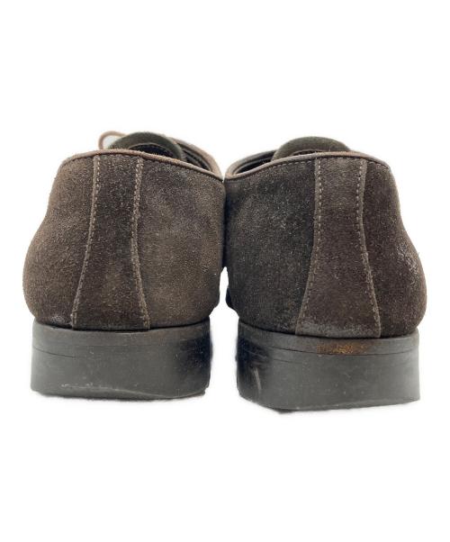 PRADA（プラダ）PRADA (プラダ) スウェードＵチップシューズ/Suede split-toe derby shoes ブラウン サイズ:6の古着・服飾アイテム