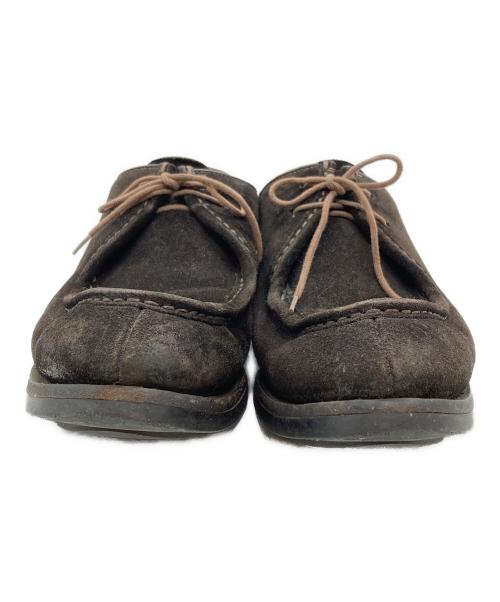 PRADA（プラダ）PRADA (プラダ) スウェードＵチップシューズ/Suede split-toe derby shoes ブラウン サイズ:6の古着・服飾アイテム