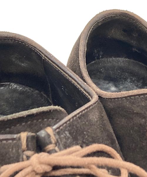 PRADA（プラダ）PRADA (プラダ) スウェードＵチップシューズ/Suede split-toe derby shoes ブラウン サイズ:6の古着・服飾アイテム