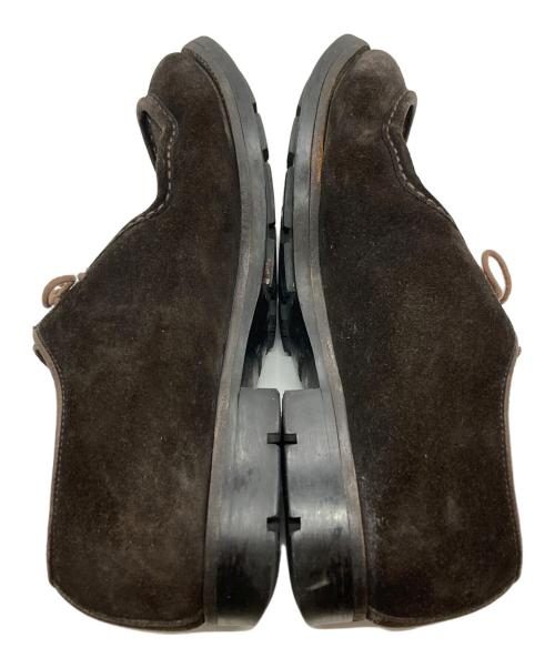 PRADA（プラダ）PRADA (プラダ) スウェードＵチップシューズ/Suede split-toe derby shoes ブラウン サイズ:6の古着・服飾アイテム