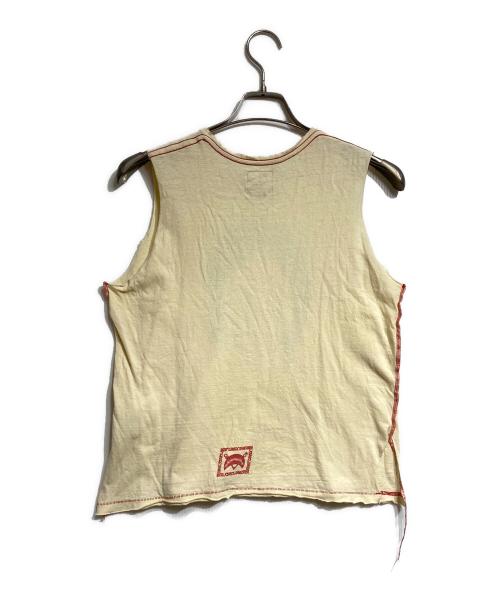 UNDERCOVER（アンダーカバー）UNDERCOVER (アンダーカバー) フェイスプリントノースリーブTシャツ/Face print sleeveless T-shirt や Face graphic muscle tee  ベージュ サイズ:Sの古着・服飾アイテム