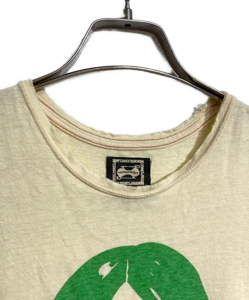 UNDERCOVER（アンダーカバー）UNDERCOVER (アンダーカバー) フェイスプリントノースリーブTシャツ/Face print sleeveless T-shirt や Face graphic muscle tee  ベージュ サイズ:Sの古着・服飾アイテム