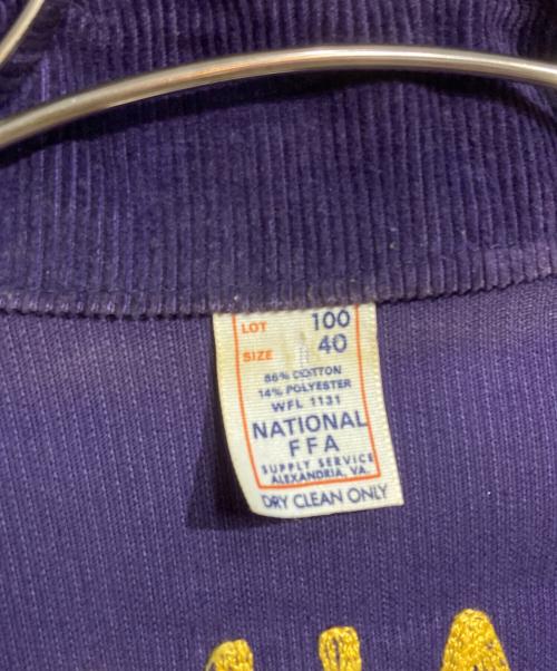 NATIONAL FFA（ナショナルエフエフエー）National FFA (ナショナルエフエフエー) コーデュロイファーマーズジャケット/Corduroy farmers jacket  ネイビー サイズ:40の古着・服飾アイテム