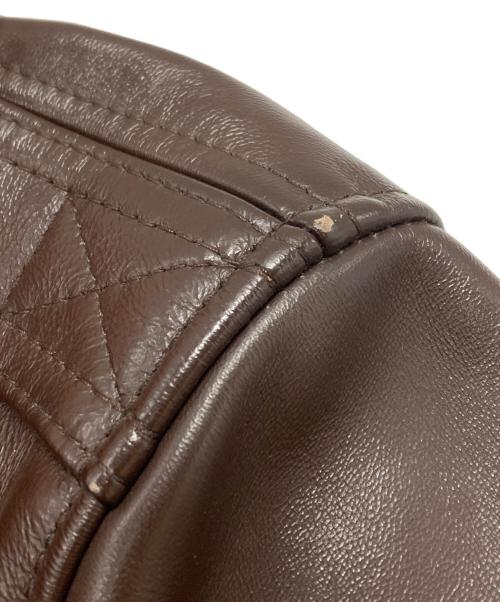 GIBSON&BARNES（ギブソンアンドバーンズ）GIBSON&BARNES (ギブソンアンドバーンズ) A-2レザージャケット/A-2 leather jacket ブラウン サイズ:40の古着・服飾アイテム