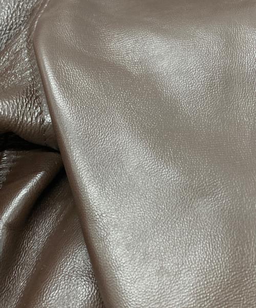 GIBSON&BARNES（ギブソンアンドバーンズ）GIBSON&BARNES (ギブソンアンドバーンズ) A-2レザージャケット/A-2 leather jacket ブラウン サイズ:40の古着・服飾アイテム