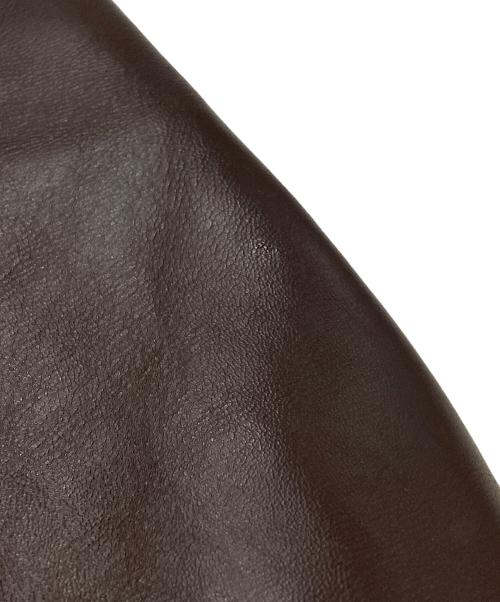 GIBSON&BARNES（ギブソンアンドバーンズ）GIBSON&BARNES (ギブソンアンドバーンズ) A-2レザージャケット/A-2 leather jacket ブラウン サイズ:40の古着・服飾アイテム