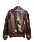 GIBSON&BARNES (ギブソンアンドバーンズ) A-2レザージャケット/A-2 leather jacket ブラウン サイズ:40：30000円