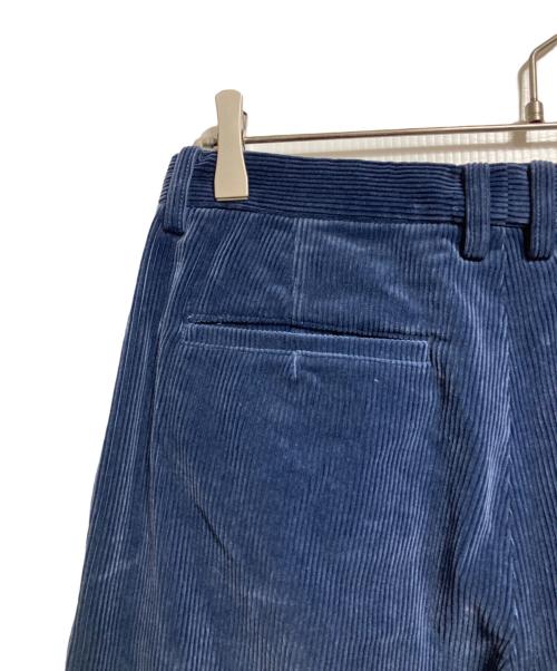 AURALEE（オーラリー）AURALEE (オーラリー) WASHED CORDUROY WIDE SLACKS/ウォッシュドコーデュロイ ワイドスラックス ブルー サイズ:1の古着・服飾アイテム