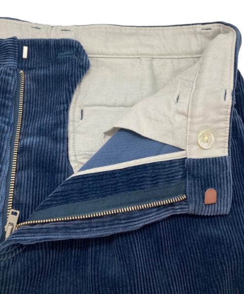 AURALEE（オーラリー）AURALEE (オーラリー) WASHED CORDUROY WIDE SLACKS/ウォッシュドコーデュロイ ワイドスラックス ブルー サイズ:1の古着・服飾アイテム