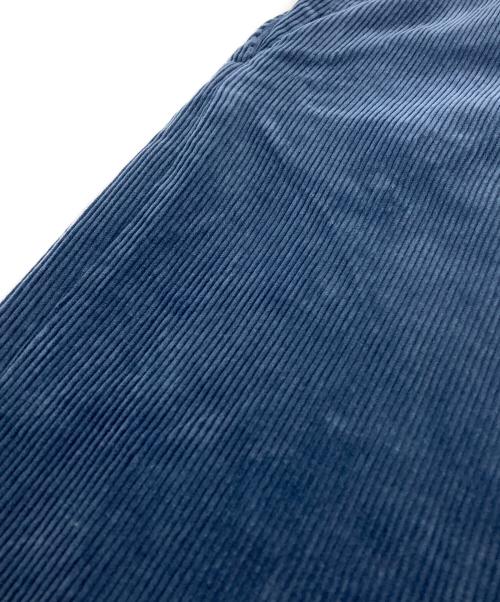 AURALEE（オーラリー）AURALEE (オーラリー) WASHED CORDUROY WIDE SLACKS/ウォッシュドコーデュロイ ワイドスラックス ブルー サイズ:1の古着・服飾アイテム