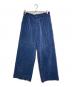 AURALEE（オーラリー）の古着「WASHED CORDUROY WIDE SLACKS/ウォッシュドコーデュロイ ワイドスラックス」｜ブルー