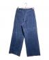 AURALEE (オーラリー) WASHED CORDUROY WIDE SLACKS/ウォッシュドコーデュロイ ワイドスラックス ブルー サイズ:1：12000円