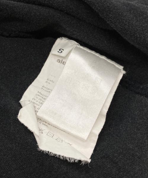 ALEXANDER WANG（アレキサンダー・ワン）ALEXANDER WANG (アレキサンダー・ワン) フェード加工ロゴプリントカットソー/長袖 グレー サイズ:Sの古着・服飾アイテム