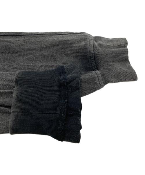 ALEXANDER WANG（アレキサンダー・ワン）ALEXANDER WANG (アレキサンダー・ワン) フェード加工ロゴプリントカットソー/長袖 グレー サイズ:Sの古着・服飾アイテム