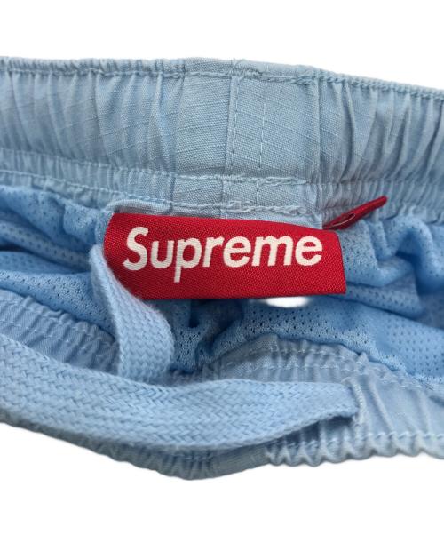 SUPREME（シュプリーム）Supreme (シュプリーム) Spellout Embroidered Ripstop Track Pant ブルー サイズ:Lの古着・服飾アイテム