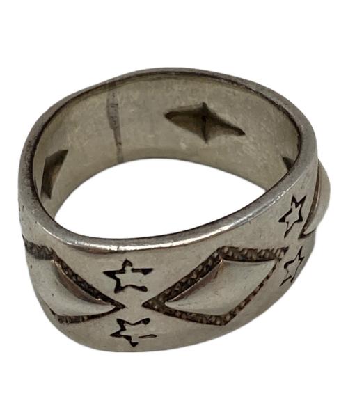 Cody Sanderson（コディ・サンダーソン）Cody Sanderson (コディ・サンダーソン) NAVAJOスタースタンプリング/Navajo Star Stamped Ring シルバー サイズ:16.5号の古着・服飾アイテム