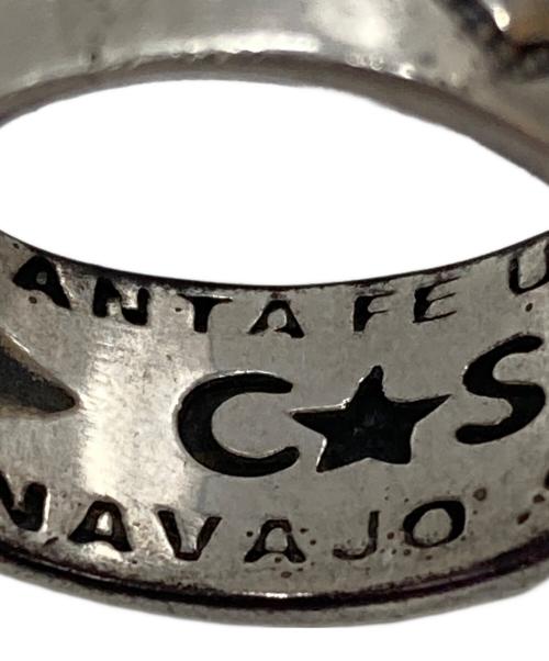 Cody Sanderson（コディ・サンダーソン）Cody Sanderson (コディ・サンダーソン) NAVAJOスタースタンプリング/Navajo Star Stamped Ring シルバー サイズ:16.5号の古着・服飾アイテム
