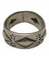 Cody Sanderson（コディ・サンダーソン）の古着「NAVAJOスタースタンプリング/Navajo Star Stamped Ring」｜シルバー