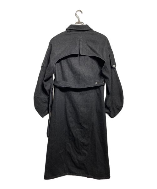 Knuth Marf（クヌースマーフ）knuth marf (クヌースマーフ) 3wayデニムトレンチコート ブラック サイズ:FREEの古着・服飾アイテム