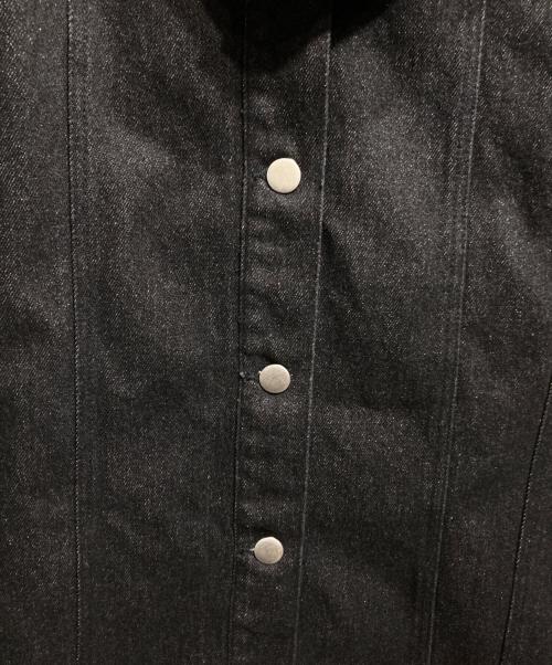 Knuth Marf（クヌースマーフ）knuth marf (クヌースマーフ) 3wayデニムトレンチコート ブラック サイズ:FREEの古着・服飾アイテム