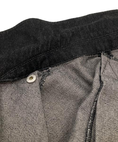 Knuth Marf（クヌースマーフ）knuth marf (クヌースマーフ) 3wayデニムトレンチコート ブラック サイズ:FREEの古着・服飾アイテム