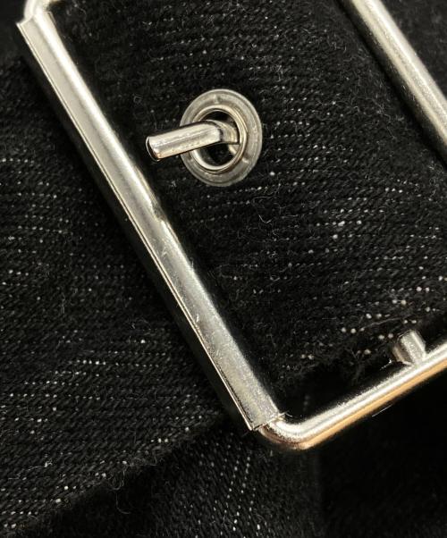 Knuth Marf（クヌースマーフ）knuth marf (クヌースマーフ) 3wayデニムトレンチコート ブラック サイズ:FREEの古着・服飾アイテム
