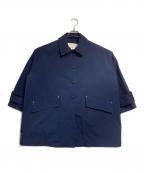 MACKINTOSHマッキントッシュ）の古着「HUMBIE OVERSIZED SHORT COAT/ハンビーオーバーサイズショートコート」｜ネイビー
