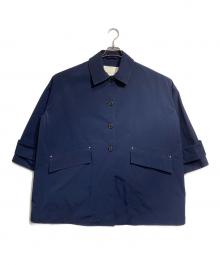 MACKINTOSH（マッキントッシュ）の古着「HUMBIE OVERSIZED SHORT COAT/ハンビーオーバーサイズショートコート」｜ネイビー