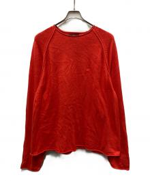 stussy（ステューシー）の古着「Exposed Seam Sweater」｜レッド