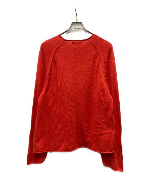 stussy（ステューシー）stussy (ステューシー) Exposed Seam Sweater レッド サイズ:Lの古着・服飾アイテム