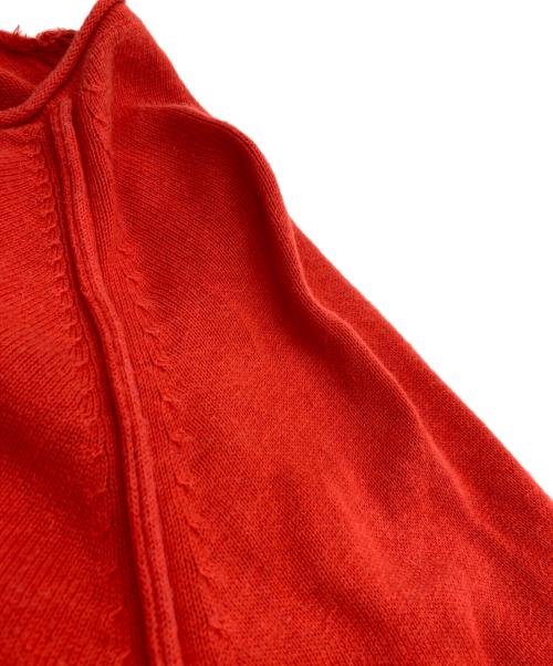 stussy（ステューシー）stussy (ステューシー) Exposed Seam Sweater レッド サイズ:Lの古着・服飾アイテム