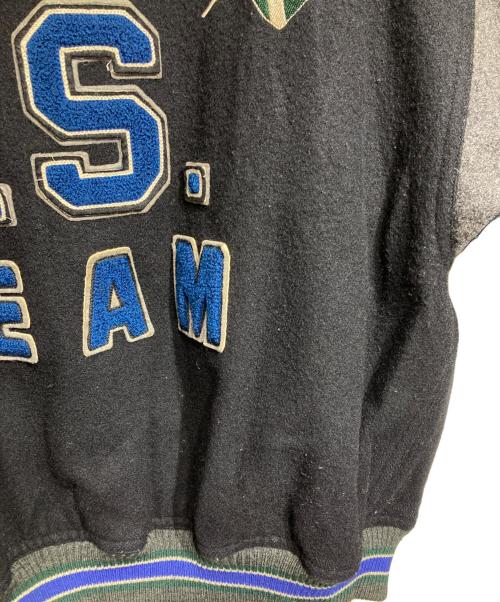 ISSEY MIYAKE（イッセイミヤケ）ISSEY MIYAKE (イッセイミヤケ) スタジャン ブラック サイズ:9の古着・服飾アイテム