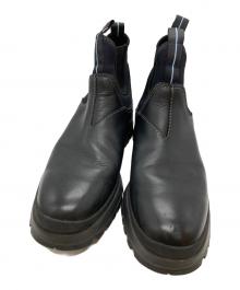 PRADA（プラダ）の古着「サイドゴアブーツ/Chelsea boots」｜ブラック