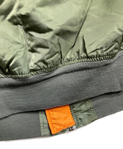 ALPHA INDUSTRIES（アルファインダストリーズ）ALPHA INDUSTRIES (アルファインダストリーズ) MA-1フライトジャケット/MA-1 flight jacket オリーブ サイズ:Mの古着・服飾アイテム