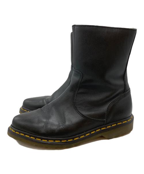 Dr.Martens（ドクターマーチン）Dr.Martens (ドクターマーチン) YOHJI YAMAMOTO (ヨウジヤマモト) ポインテッドトゥサイドジップブーツ/Pointed Toe Side Zip Boots ブラック サイズ:24.5cmの古着・服飾アイテム