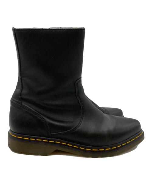 Dr.Martens（ドクターマーチン）Dr.Martens (ドクターマーチン) YOHJI YAMAMOTO (ヨウジヤマモト) ポインテッドトゥサイドジップブーツ/Pointed Toe Side Zip Boots ブラック サイズ:24.5cmの古着・服飾アイテム