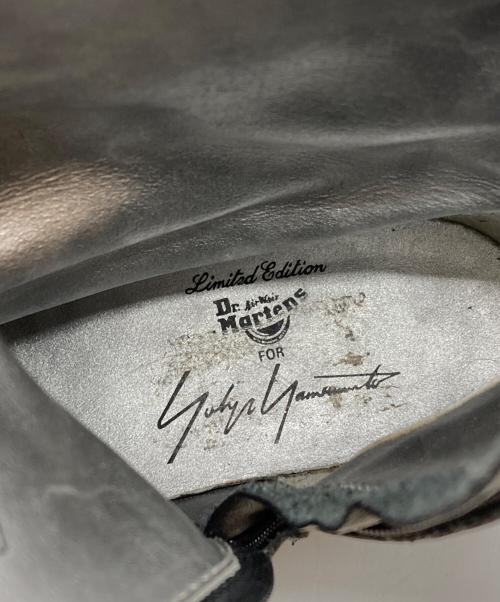 Dr.Martens（ドクターマーチン）Dr.Martens (ドクターマーチン) YOHJI YAMAMOTO (ヨウジヤマモト) ポインテッドトゥサイドジップブーツ/Pointed Toe Side Zip Boots ブラック サイズ:24.5cmの古着・服飾アイテム