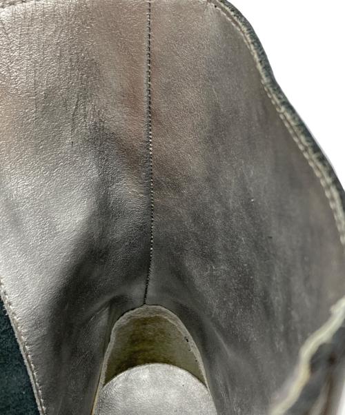 Dr.Martens（ドクターマーチン）Dr.Martens (ドクターマーチン) YOHJI YAMAMOTO (ヨウジヤマモト) ポインテッドトゥサイドジップブーツ/Pointed Toe Side Zip Boots ブラック サイズ:24.5cmの古着・服飾アイテム