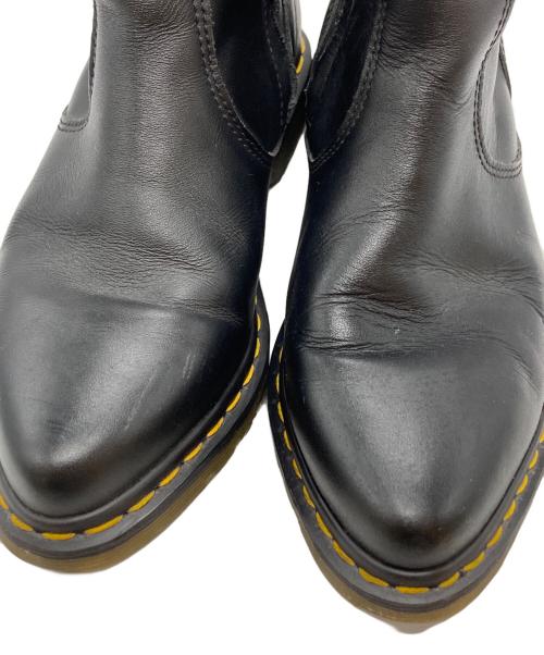 Dr.Martens（ドクターマーチン）Dr.Martens (ドクターマーチン) YOHJI YAMAMOTO (ヨウジヤマモト) ポインテッドトゥサイドジップブーツ/Pointed Toe Side Zip Boots ブラック サイズ:24.5cmの古着・服飾アイテム