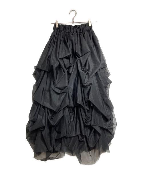 THE TOE（ザ・トゥー）THE TOE (ザ・トゥー) Iris Tulle Skirt/アイリスチュールスカート ブラック サイズ:Mの古着・服飾アイテム