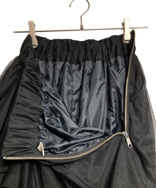 THE TOE（ザ・トゥー）THE TOE (ザ・トゥー) Iris Tulle Skirt/アイリスチュールスカート ブラック サイズ:Mの古着・服飾アイテム