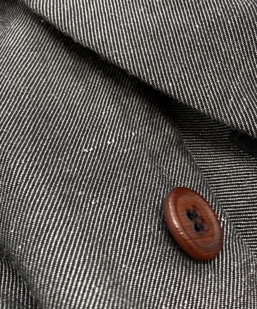 COMME des GARCONS HOMME DEUX（コムデギャルソン オム ドゥ）COMME des GARCONS HOMME DEUX (コムデギャルソン オム ドゥ) Tailored jacket/パイピングリネンテーラードジャケット グレー サイズ:XSの古着・服飾アイテム