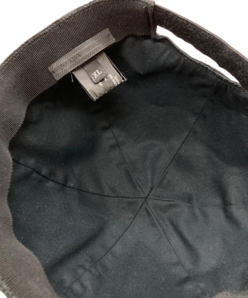 PRADA（プラダ）PRADA (プラダ) ナイロンベースボールキャップ ブラック サイズ:XLの古着・服飾アイテム