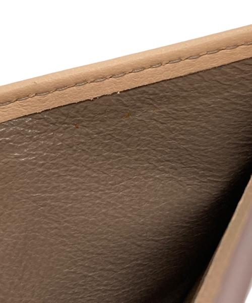 BOTTEGA VENETA（ボッテガベネタ）BOTTEGA VENETA (ボッテガベネタ) イントレチャートバタフライ2つ折りウォレット/Intrecciato ベージュの古着・服飾アイテム