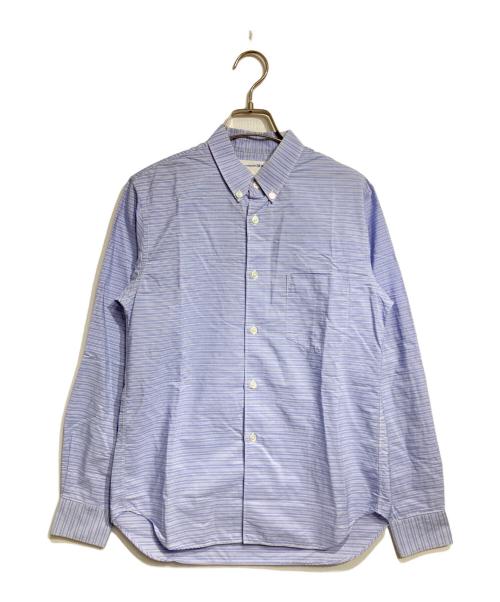 COMME des GARCONS SHIRT（コムデギャルソンシャツ）COMME des GARCONS SHIRT (コムデギャルソンシャツ) ボーダーストライプシャツ/border striped shirt ブルー サイズ:Sの古着・服飾アイテム
